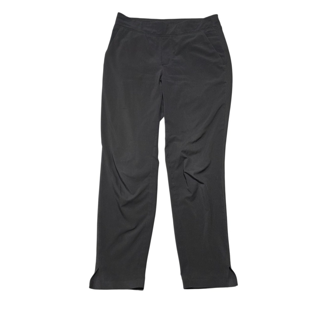 Athleta Women's Black Metro High Rise Commuter Slim Leg‎ Pants Size 6